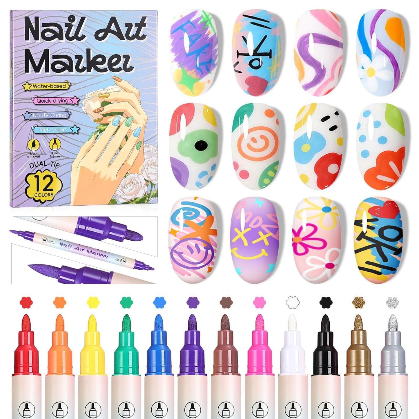 Nail Polish Pens Set