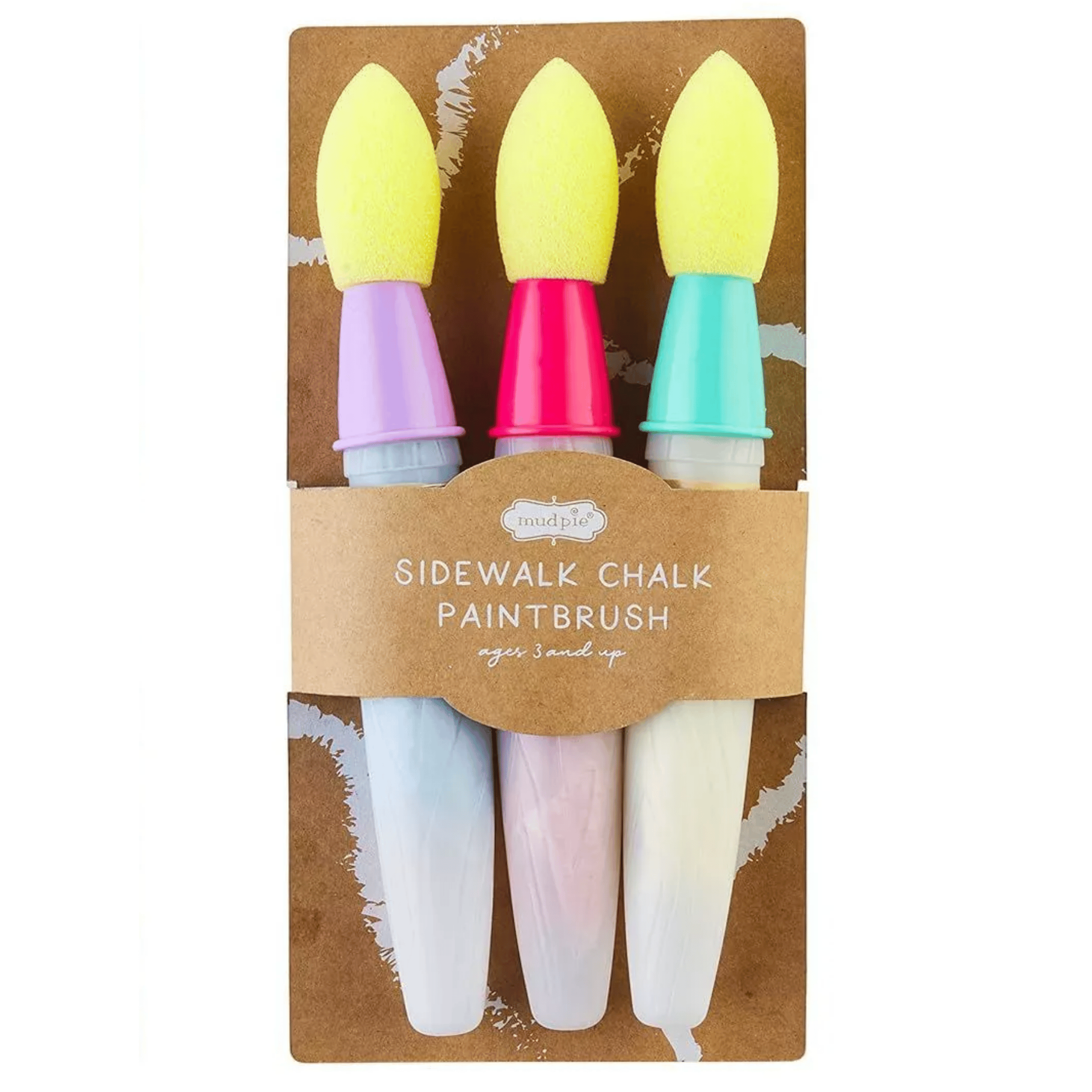 🔥Summer Hot Sale🎨 Jumbo Sidewalk Chalk Paint Brushes – Create BIG Outdoor Art!