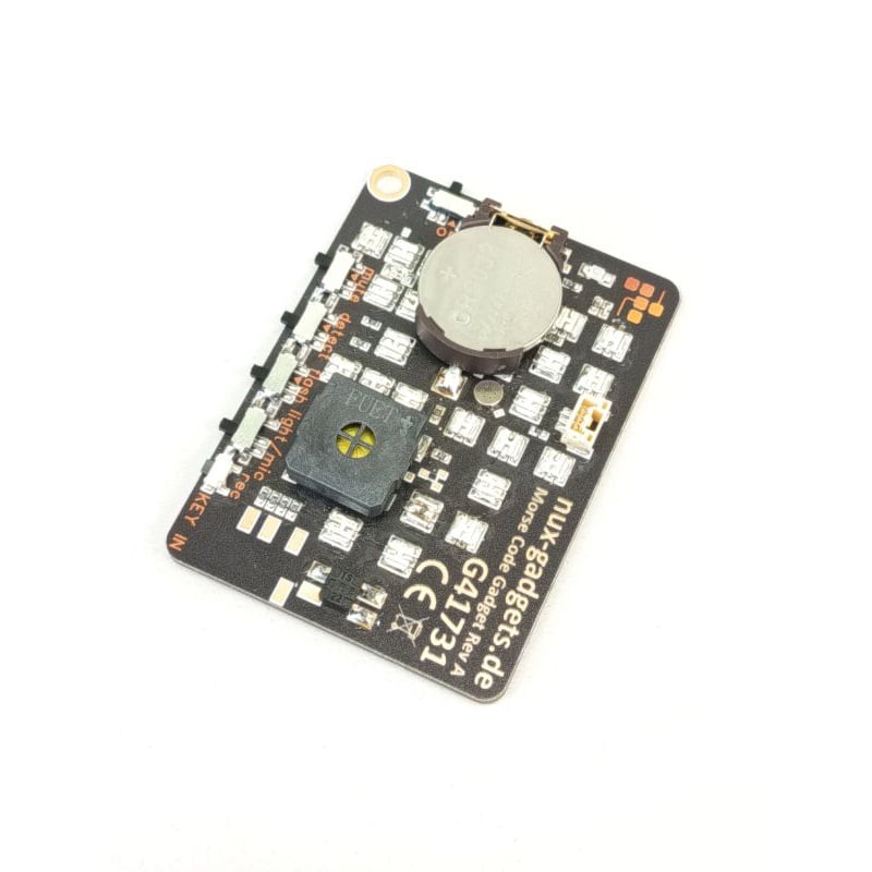 📟 Morse Code Trainer Card Pro (LED Edition)