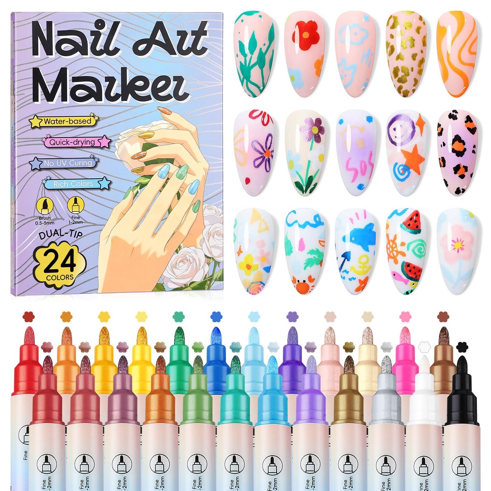 Nail Polish Pens Set