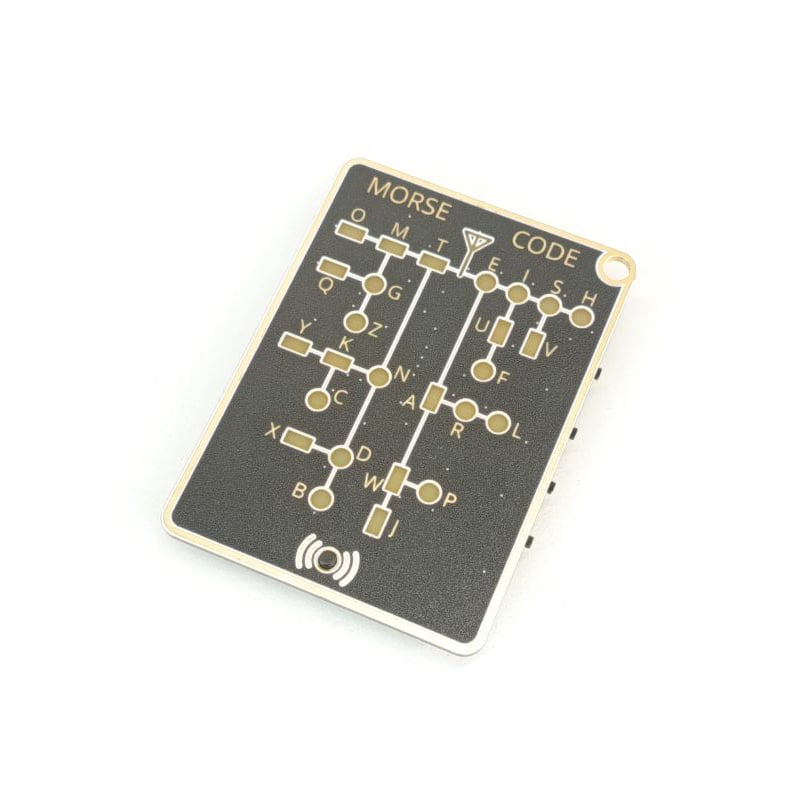 📟 Morse Code Trainer Card Pro (LED Edition)