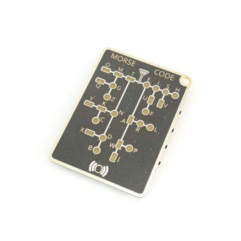 📟 Morse Code Trainer Card Pro (LED Edition)