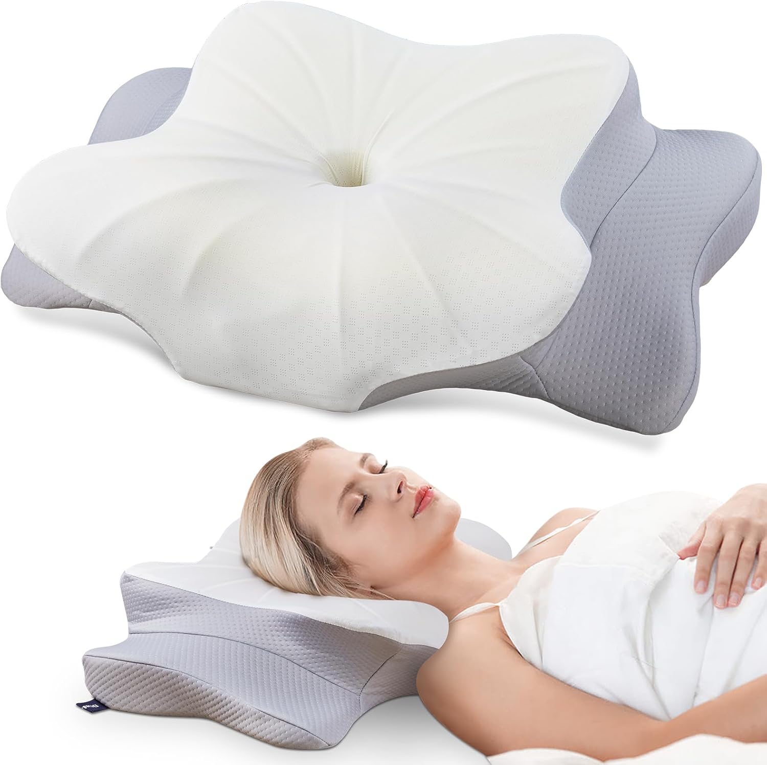 Butterfly Shape Cervical Memory Foam Pillow