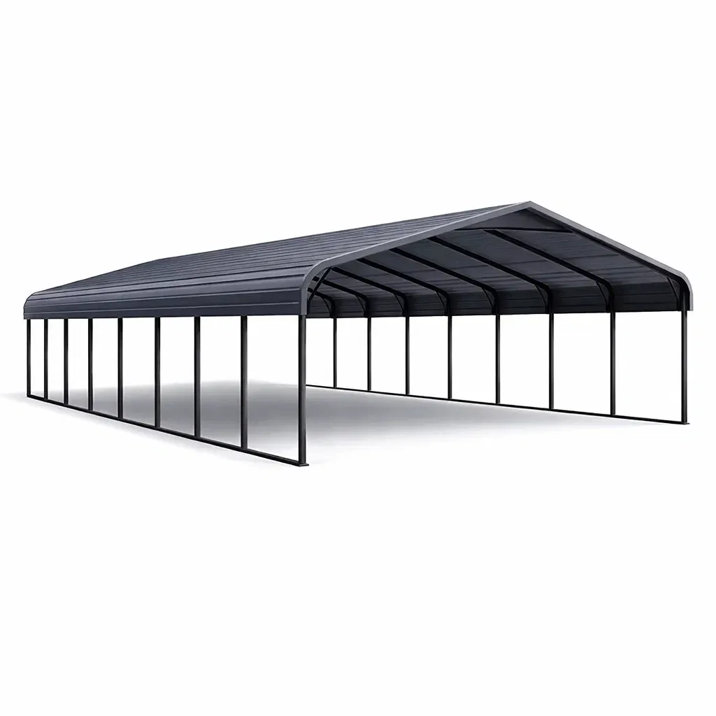 Tettoia in Acciaio Grigio-ELITEFURNZ
