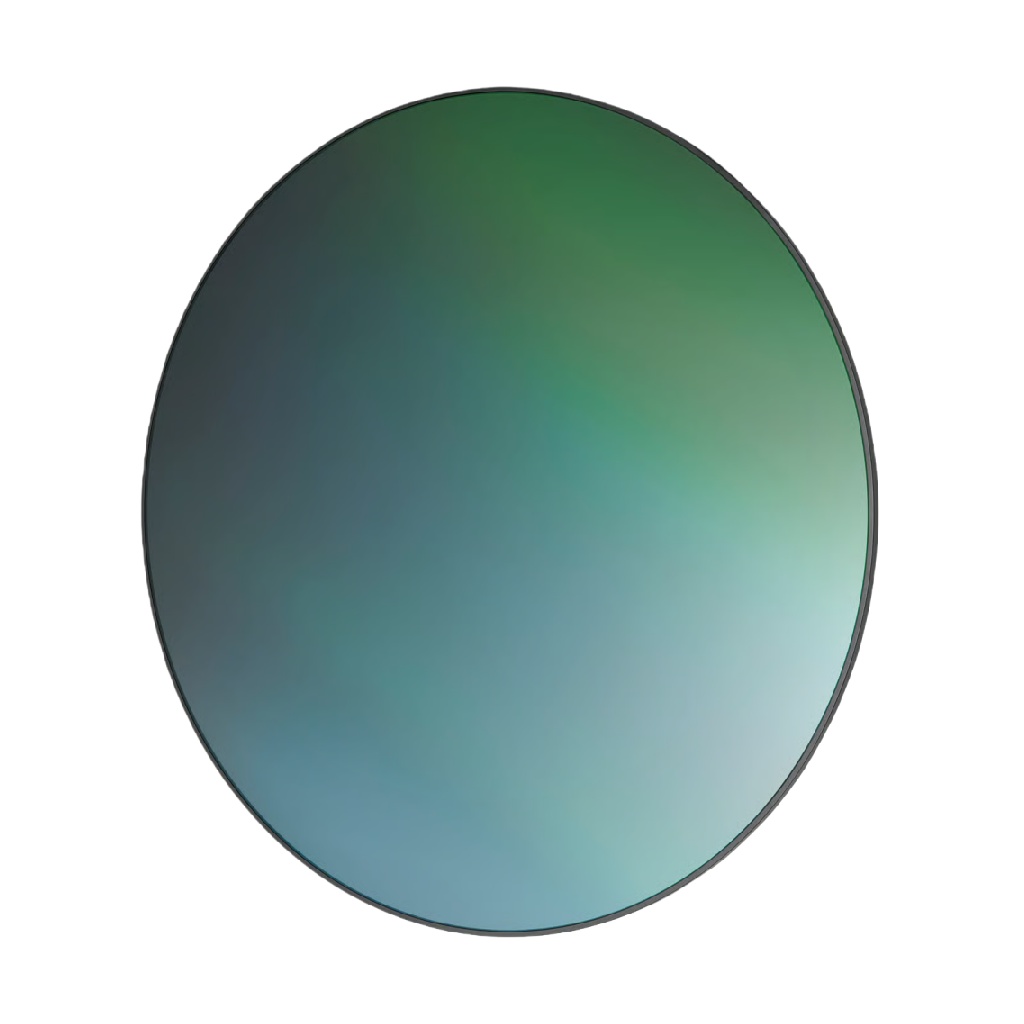Round Gradient Wall Mirror with Metal Frame-natashahinson.shop