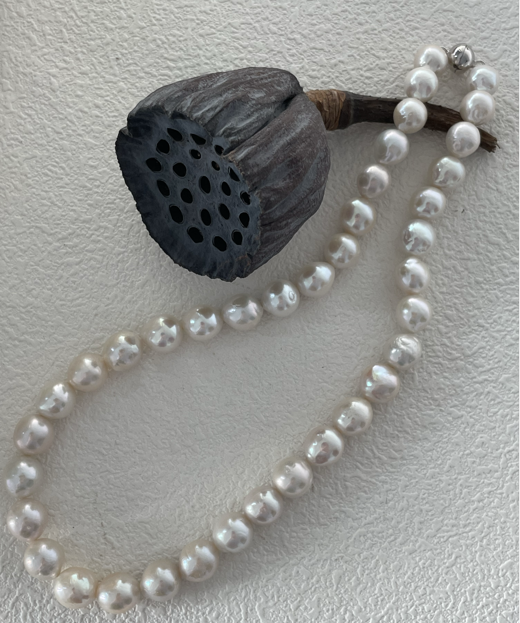 Edison Silver Ball Necklace