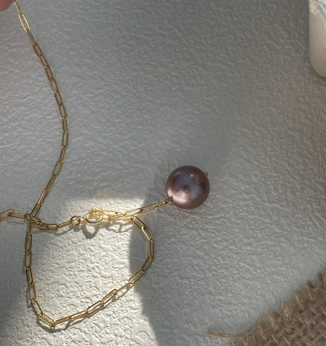 Edison Purple Grape Necklace