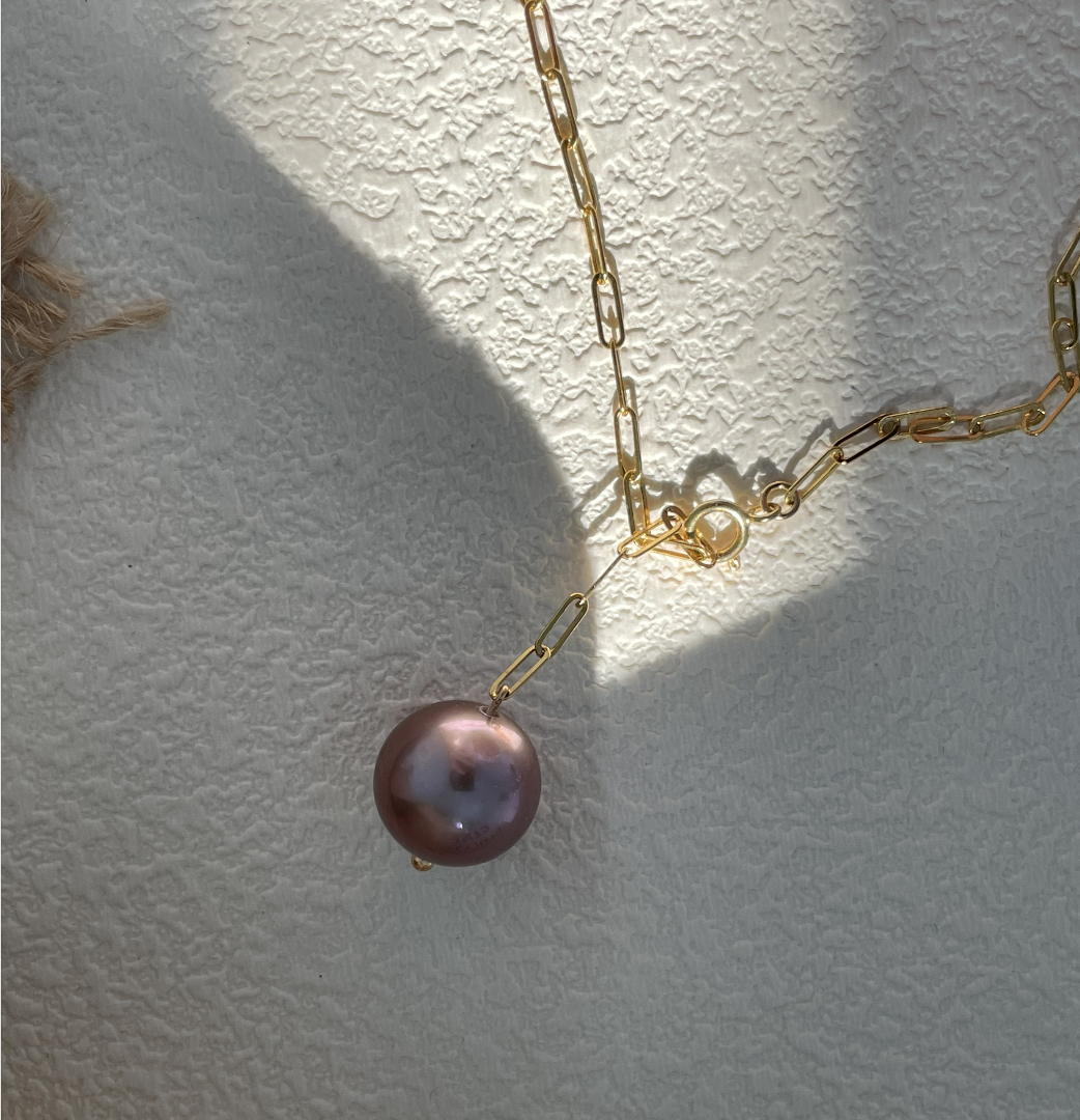 Edison Purple Grape Necklace
