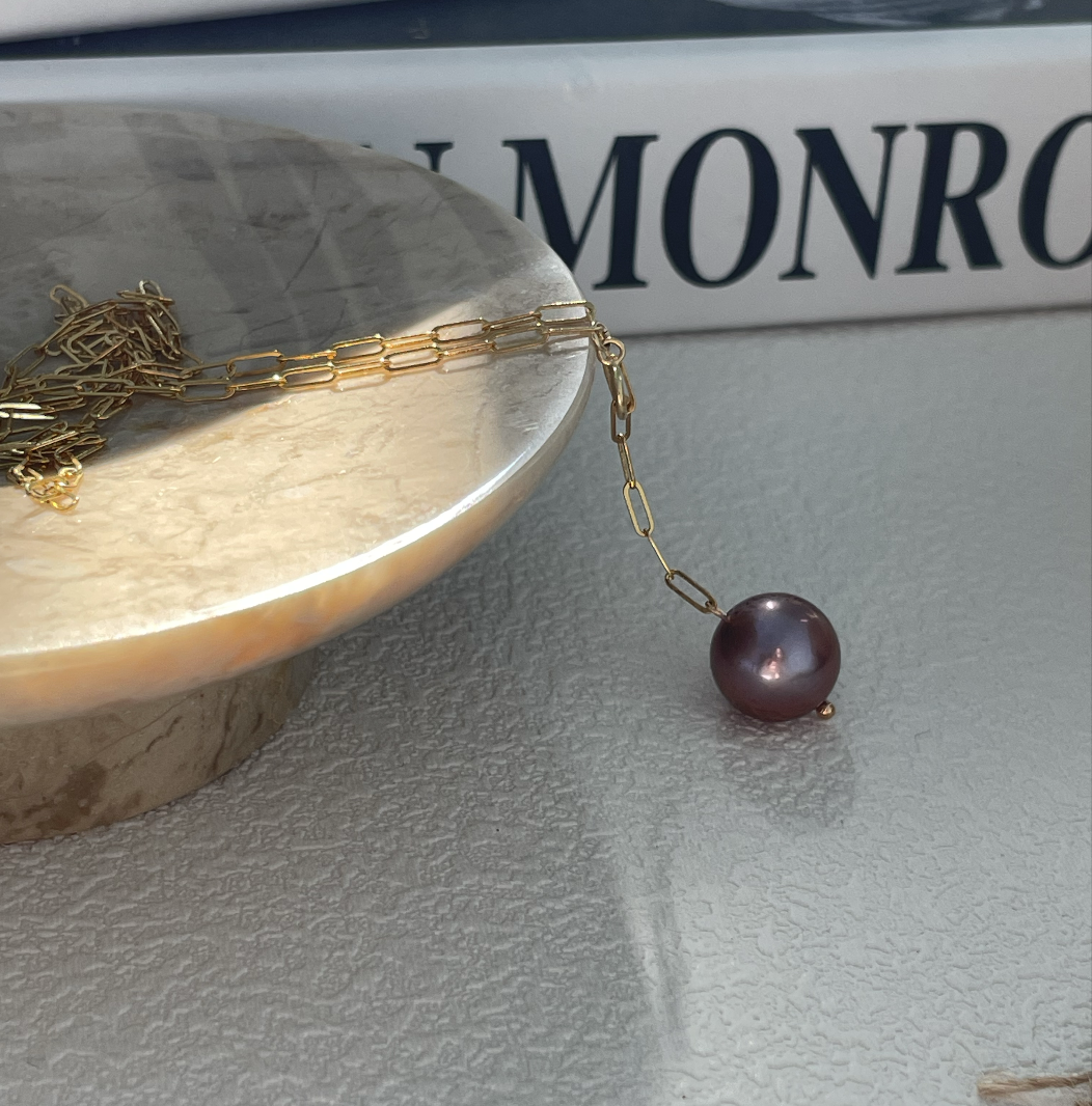 Edison Purple Grape Necklace