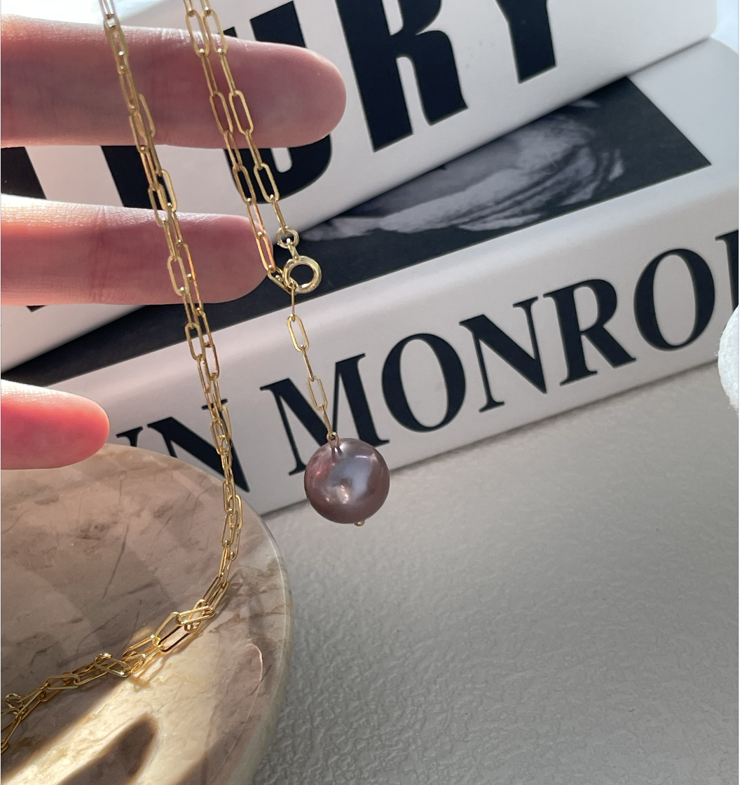 Edison Purple Grape Necklace