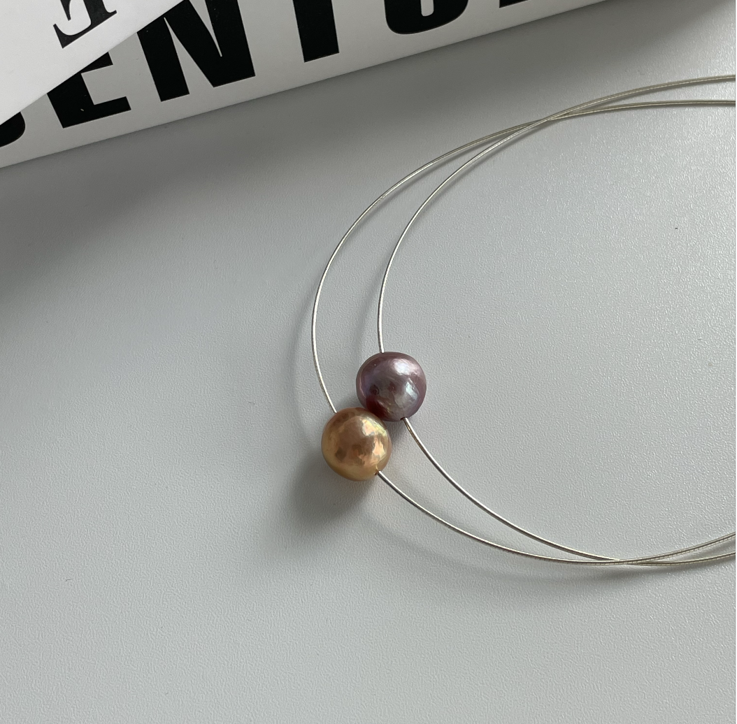 Colorful Baroque necklace