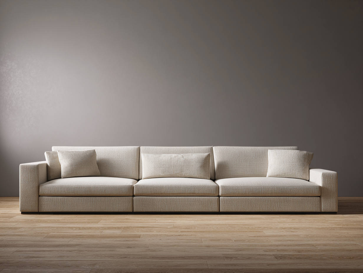 Sofás 3 plazas-tejido-240x96x84 cm-beige-estilo moderno-Habitatsta