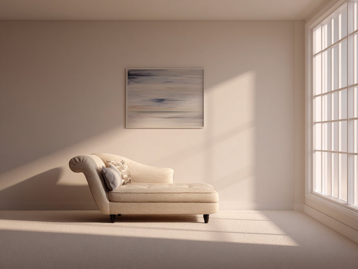 Chaise longue-tela-168x72x78 cm-beige-estilo moderno para salón-Habitatsta