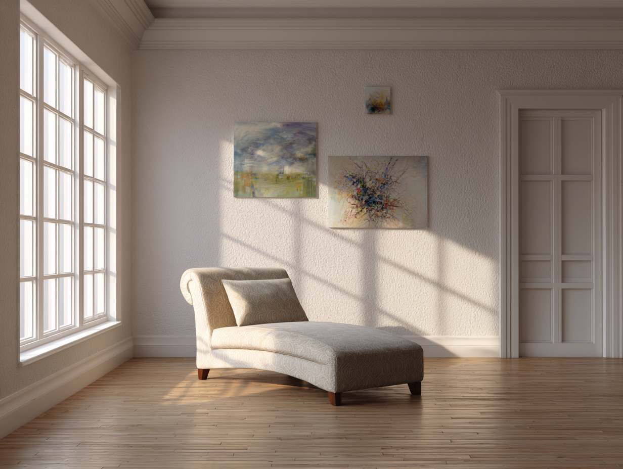 Chaise longue-tela-madera-183x79x83 cm-beige-estilo moderno para salón-Habitatsta