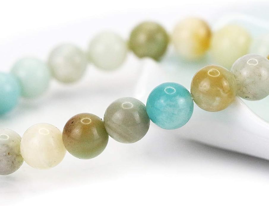 8mm Colored Natural Gemstone Bracelet