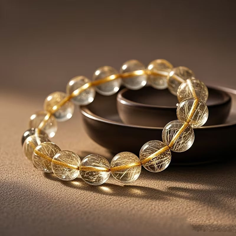 Golden Hair Crystal Bracelet
