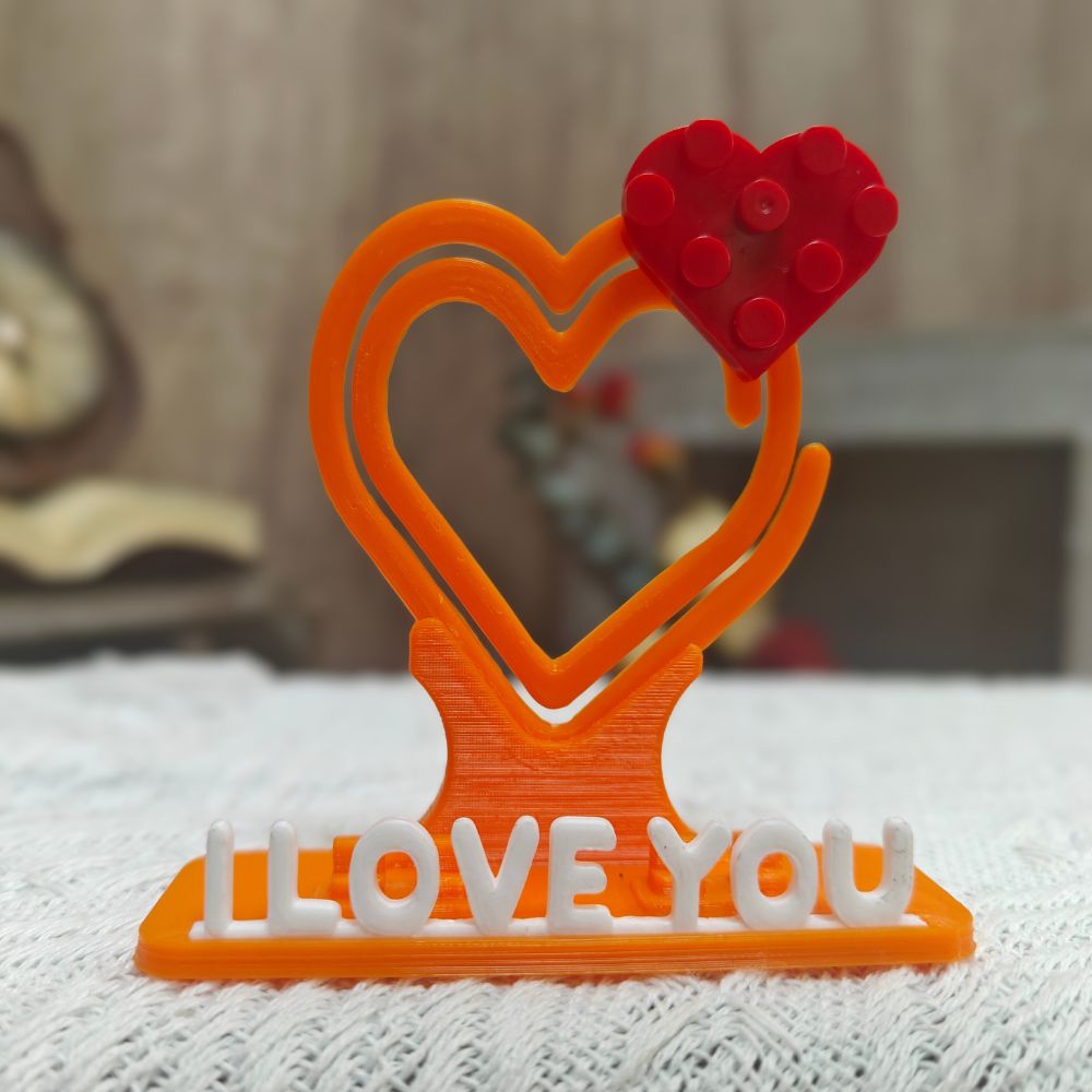 Custom Couple Figure Box with Photo Holder Valentine's Day Gift