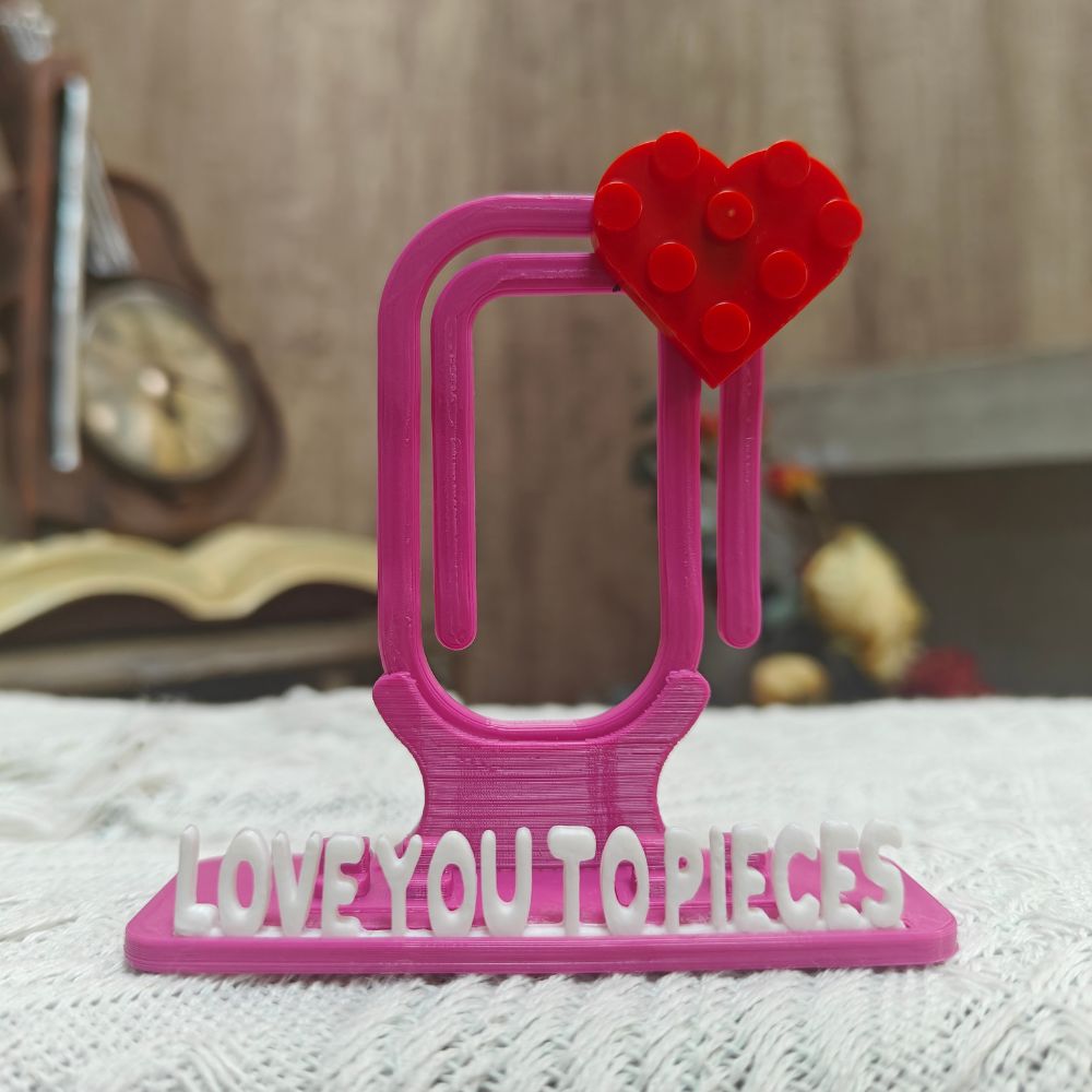 Custom Couple Figure Box with Photo Holder Valentine's Day Gift