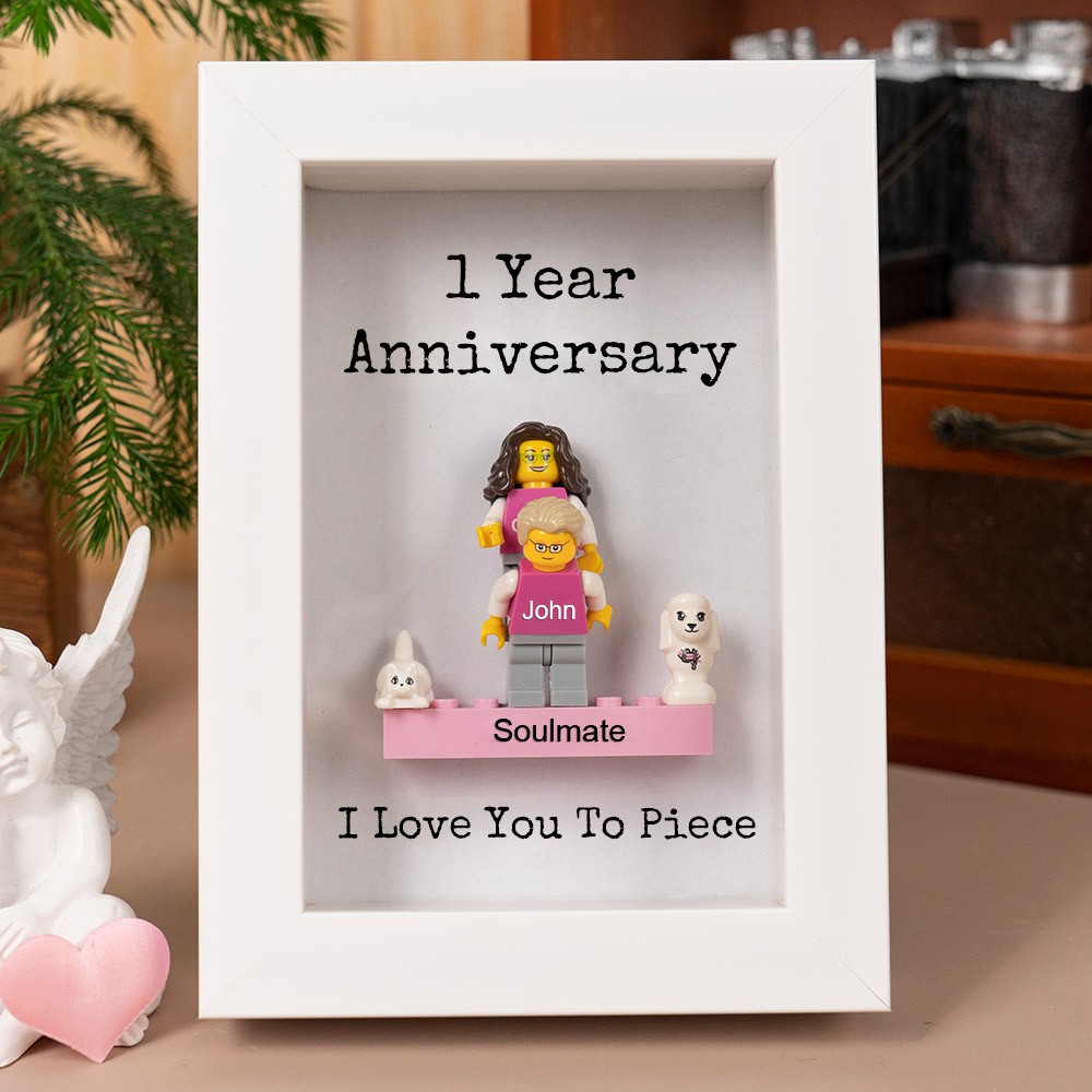 Custom Couple Figure Frame Valentine's Day Gift For Couple