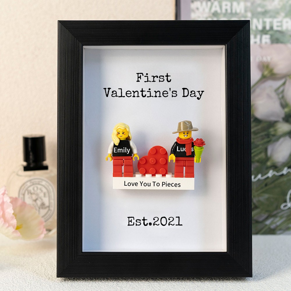 Custom Couple Figure Frame Valentine's Day Gift For Couple