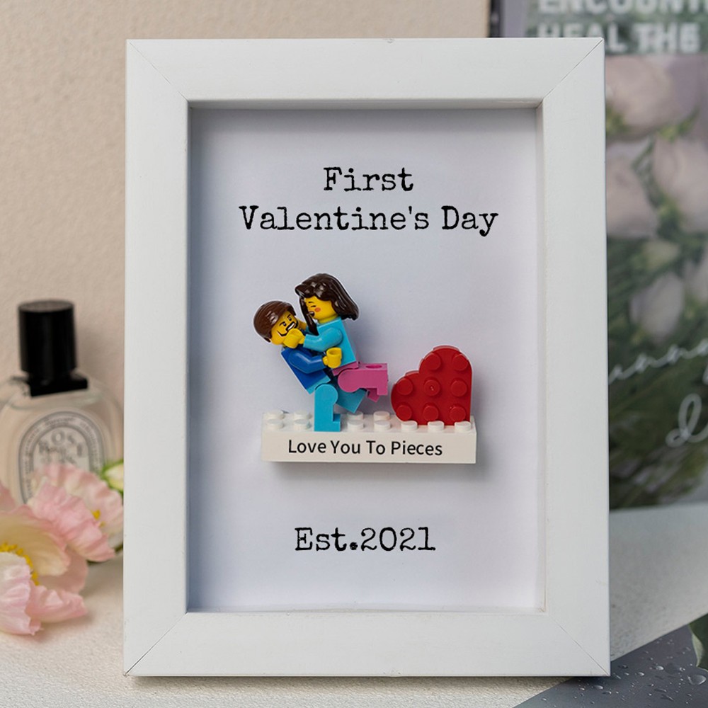 Custom Couple Figure Frame Valentine's Day Gift For Couple