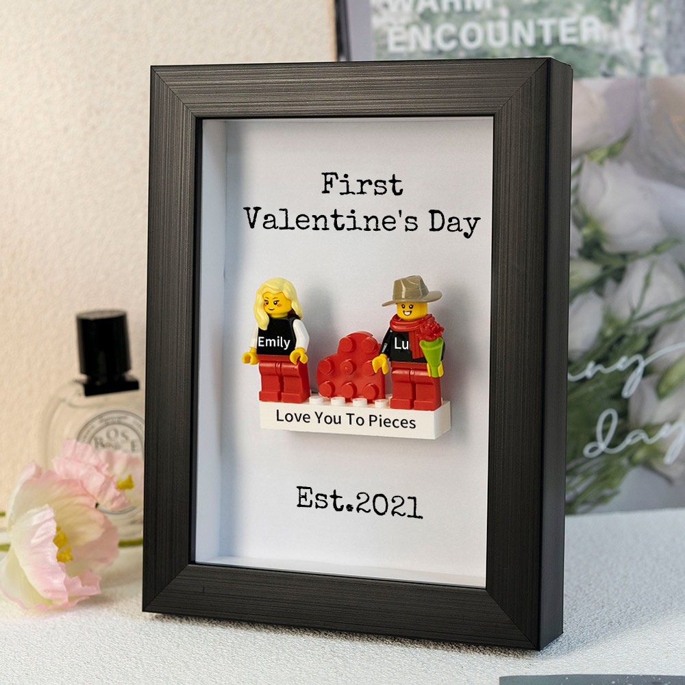 Custom Couple Figure Frame Valentine's Day Gift For Couple