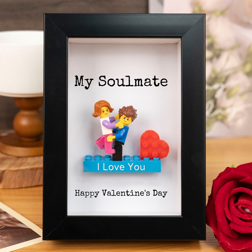 Custom Couple Figure Frame Valentine's Day Gift For Couple