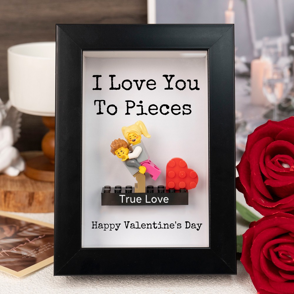 Custom Couple Figure Frame Valentine's Day Gift For Couple