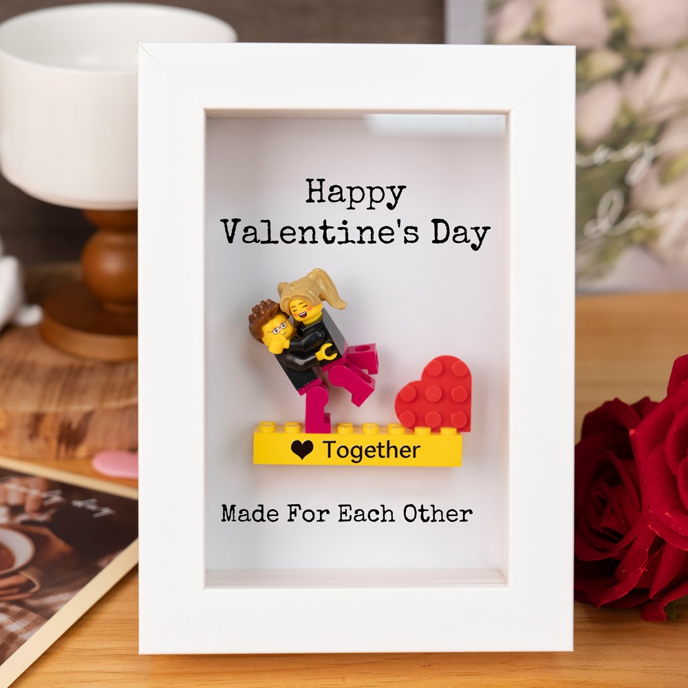 Custom Couple Figure Frame Valentine's Day Gift For Couple