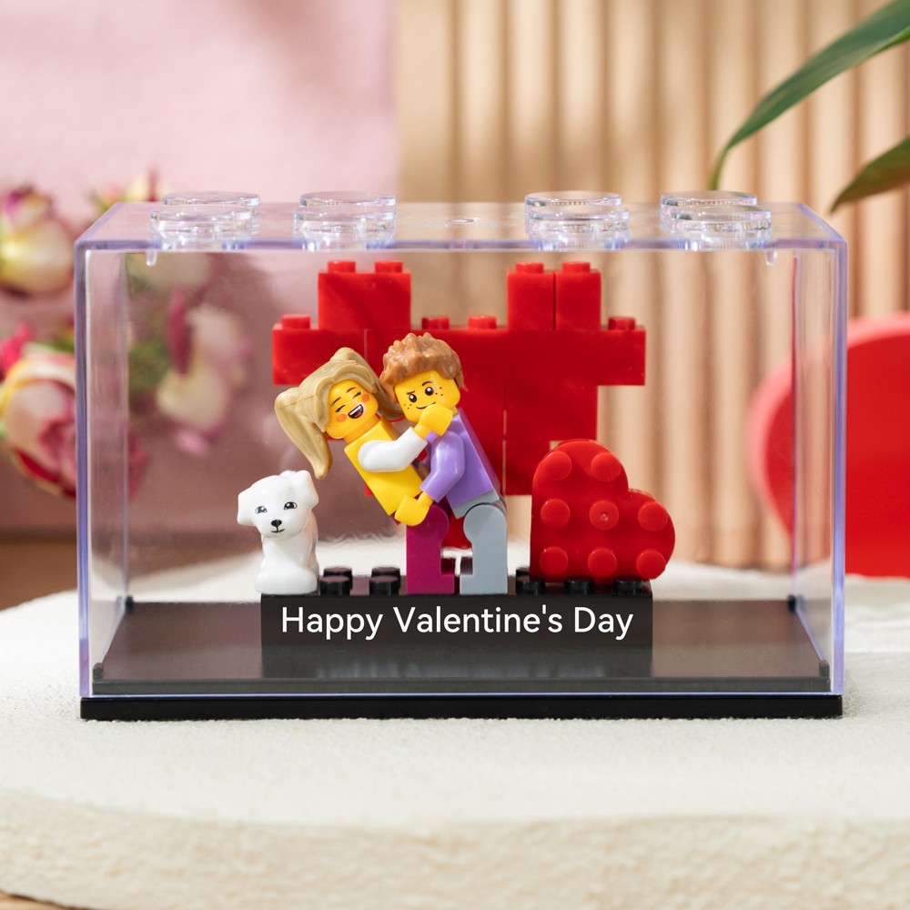Custom Couple Figure with Name Valentine's Day Gift