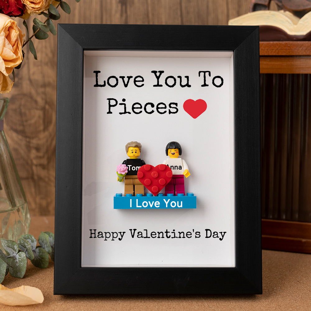 Custom Couple Figure Frame Valentine's Day Gift For Couple