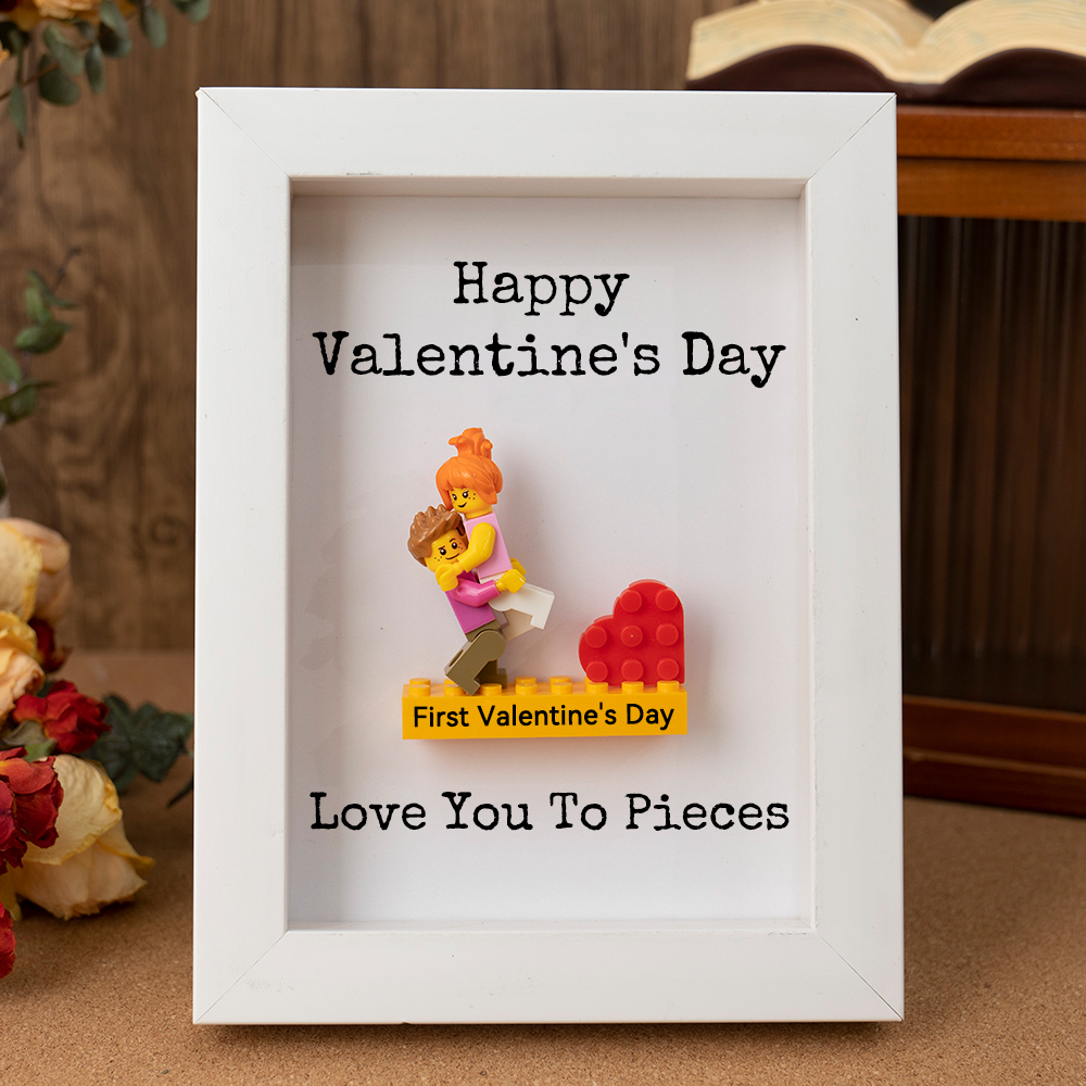 Custom Couple Figure Frame Valentine's Day Gift For Couple