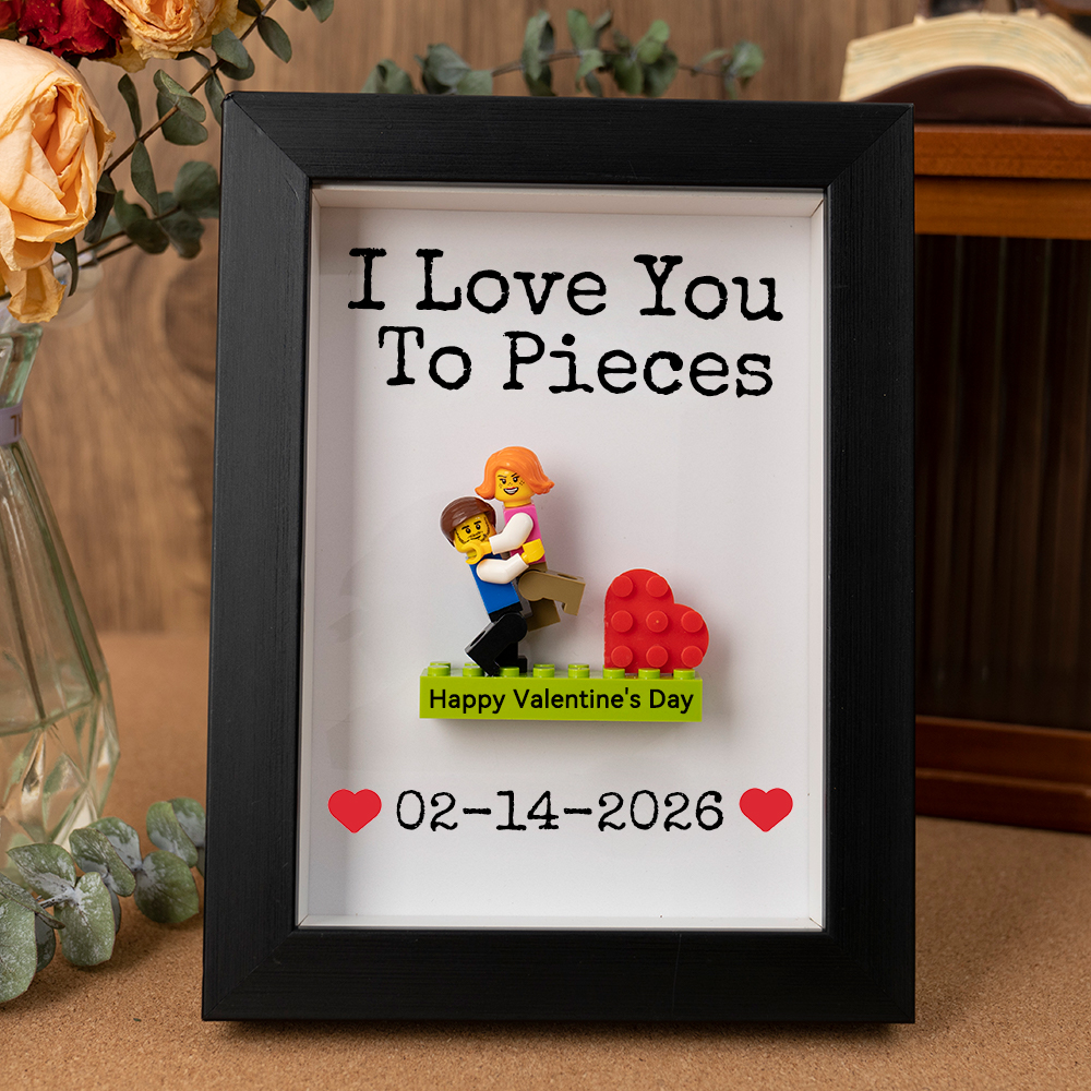 Custom Couple Figure Frame Valentine's Day Gift For Couple