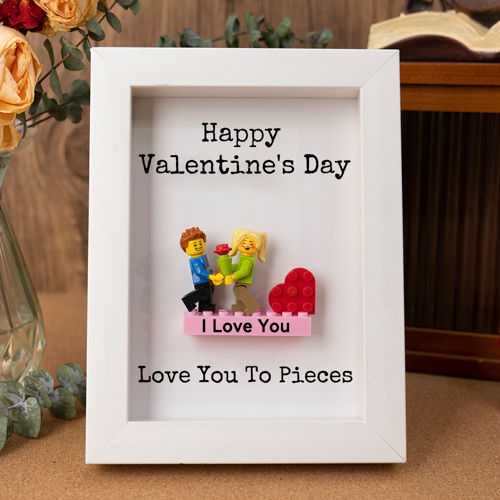 Custom Couple Figure Frame Valentine's Day Gift For Couple