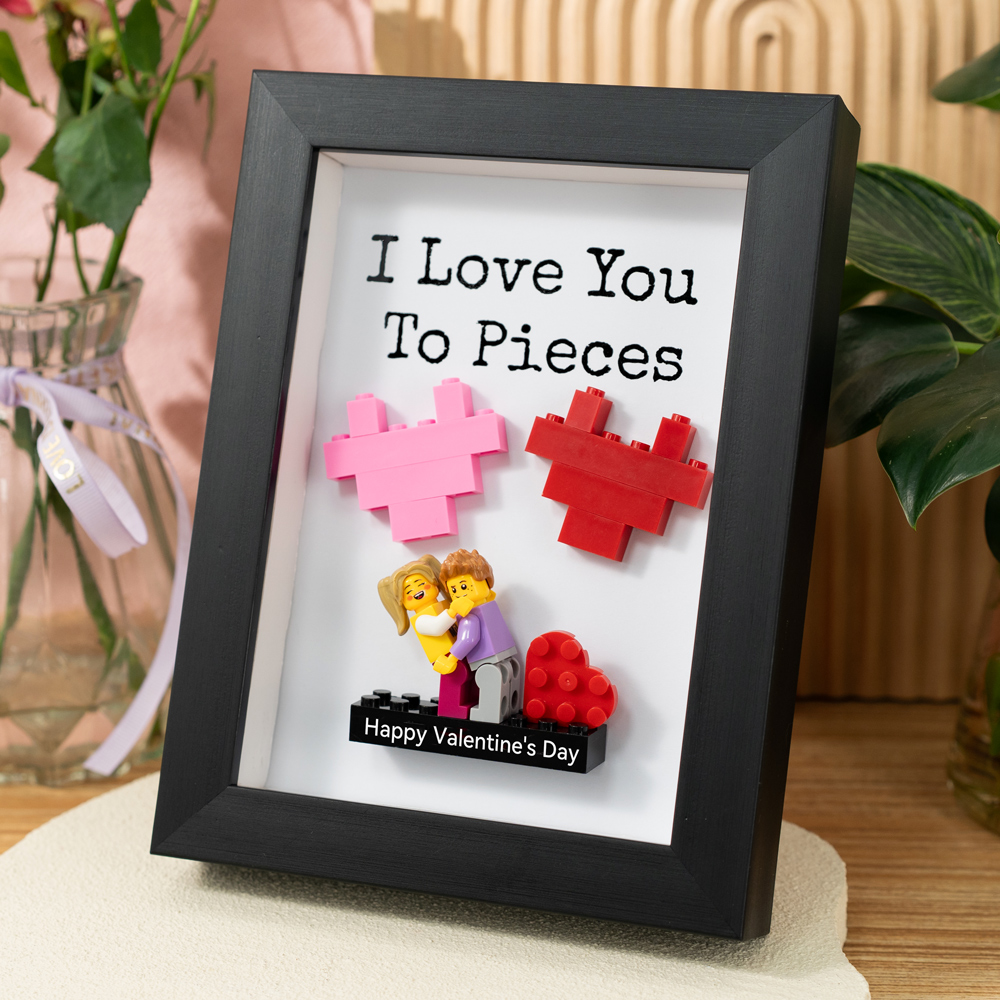 Custom Couple Figure Frame Valentine's Day Gift For Couple
