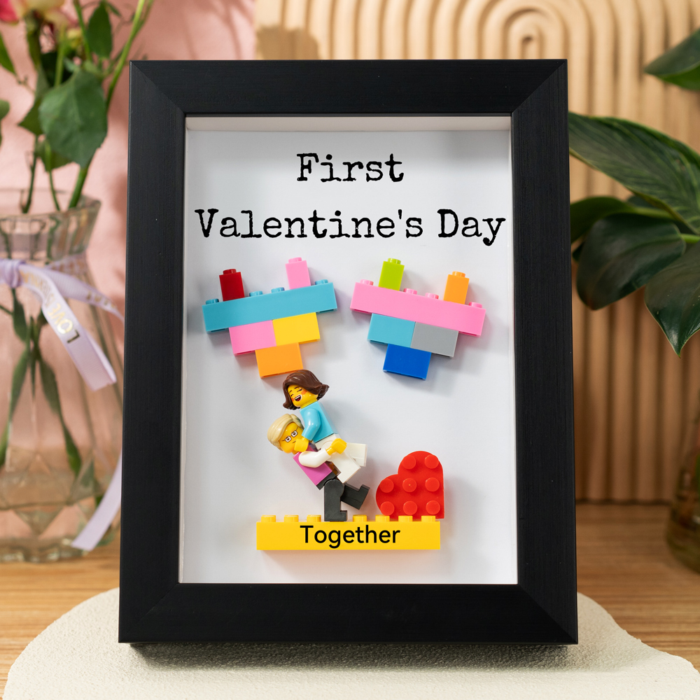 Custom Couple Figure Frame Valentine's Day Gift For Couple