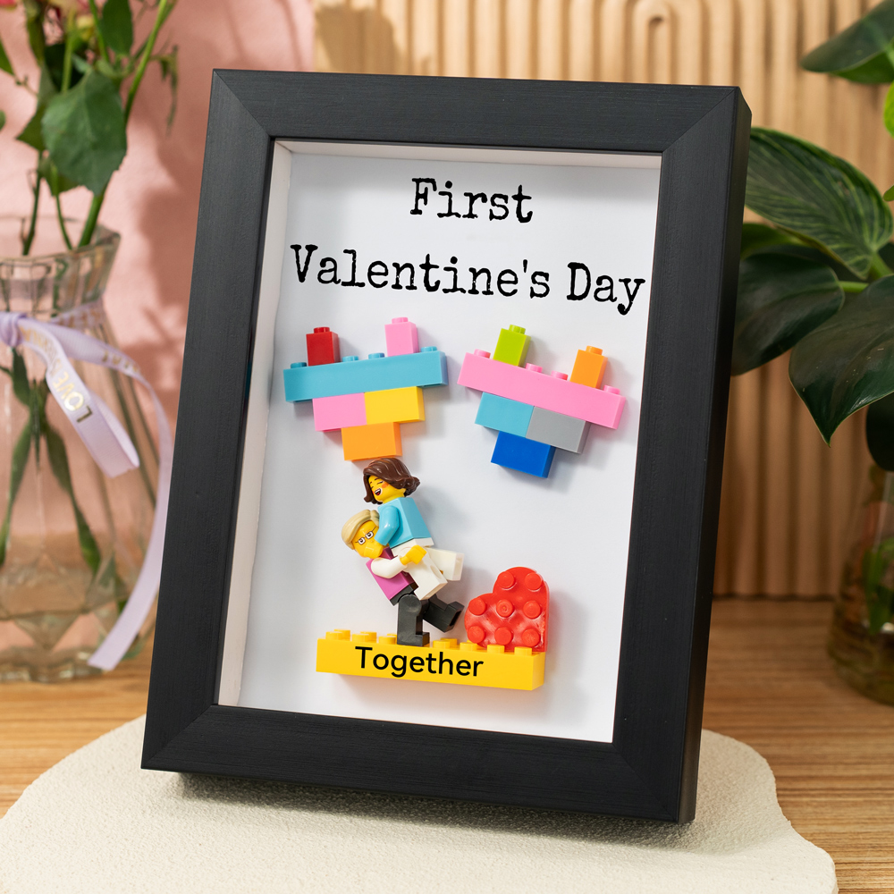 Custom Couple Figure Frame Valentine's Day Gift For Couple