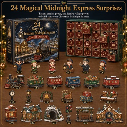 🎄24 Days Of Christmas Village Friends Advent Calendar✨