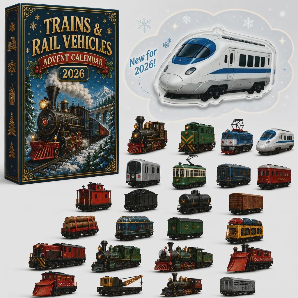 🚜Build the Fleet Collection 24-Day Vehicle Advent Calendar Series Christmas gifts