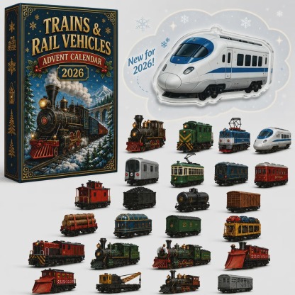 🚜Build the Fleet Collection 24-Day Vehicle Advent Calendar Series Christmas gifts