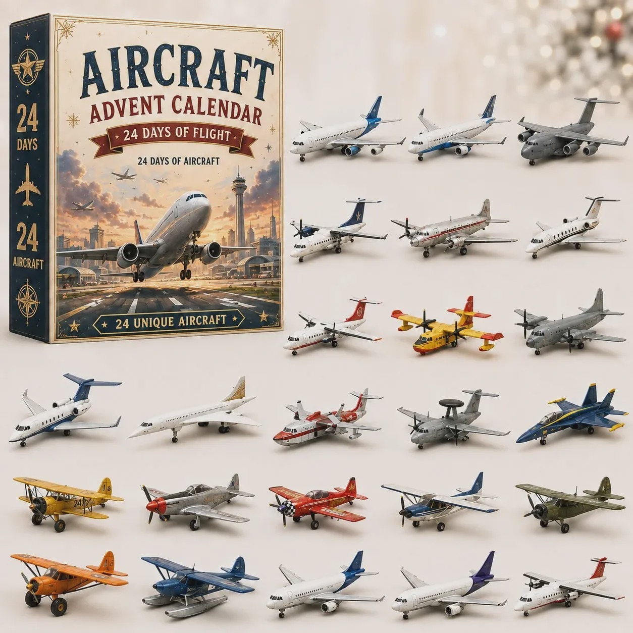 🚜Build the Fleet Collection 24-Day Vehicle Advent Calendar Series Christmas gifts