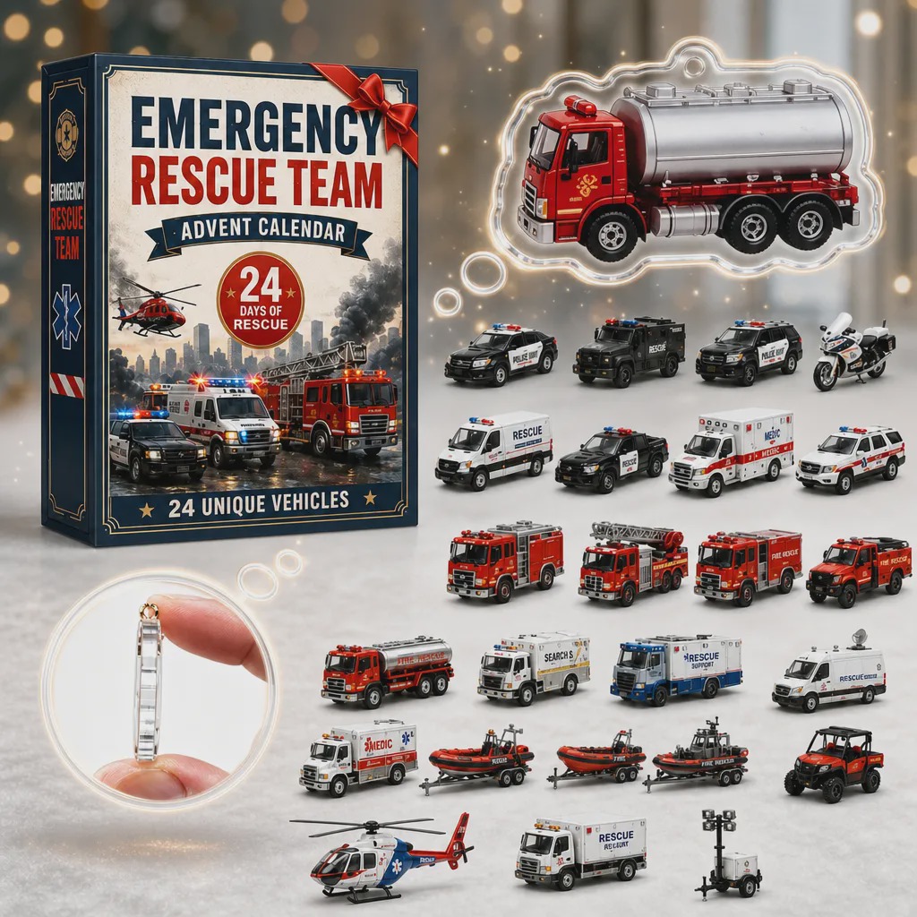🚜Build the Fleet Collection 24-Day Vehicle Advent Calendar Series Christmas gifts