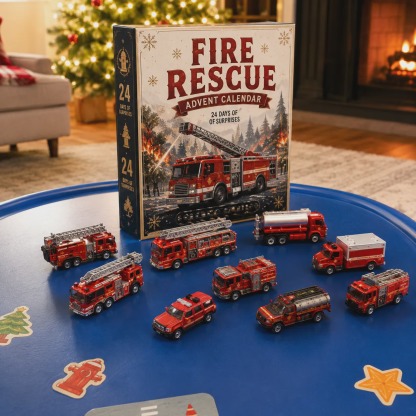 🚜Build the Fleet Collection 24-Day Vehicle Advent Calendar Series Christmas gifts