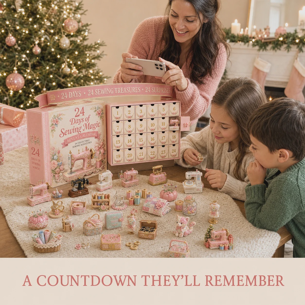 ✂️24 Days of Sewing Advent Calendar 🎁 Christmas Countdown Box for Sewing Enthusiasts