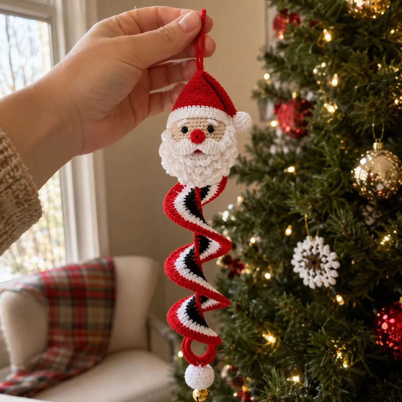 ⛄ Crochet Snowman Ornament DIY Kit | Beginner Set with Yarn, Hook, Beads & Step‑by‑Step Guide 🧶🎄