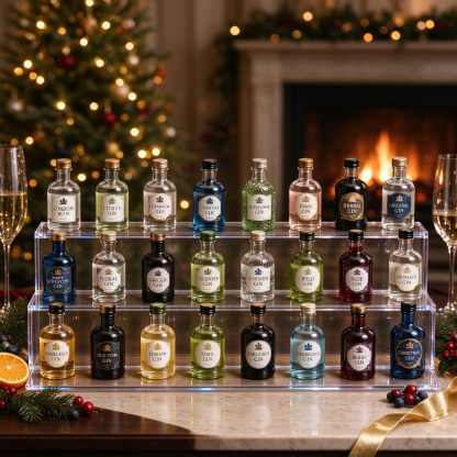 50% OFF | 🍸 2026 Days of Gin Blind Box – 24-Day Festive Countdown, Gin Collectible Miniatures 🎄 Christmas