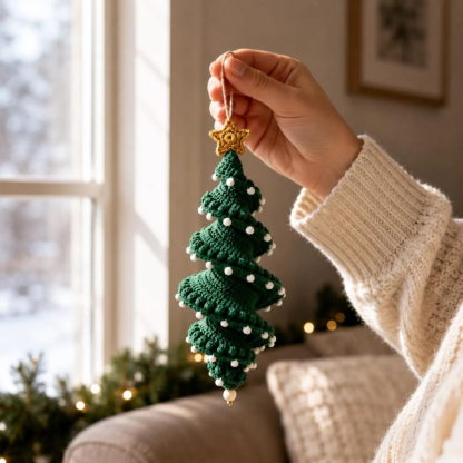 ⛄ Crochet Snowman Ornament DIY Kit | Beginner Set with Yarn, Hook, Beads & Step‑by‑Step Guide 🧶🎄