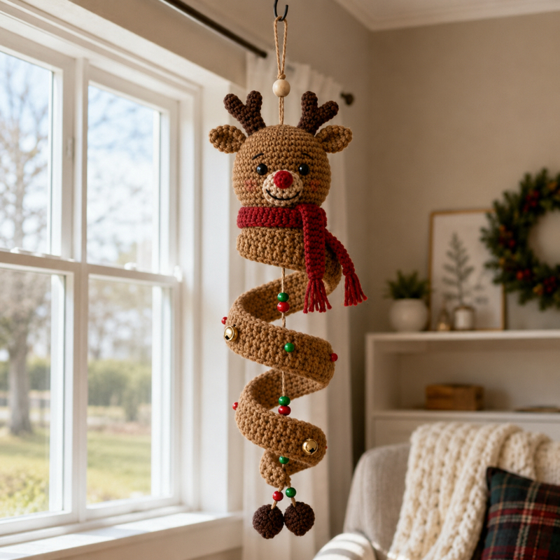 ⛄ Crochet Snowman Ornament DIY Kit | Beginner Set with Yarn, Hook, Beads & Step‑by‑Step Guide 🧶🎄