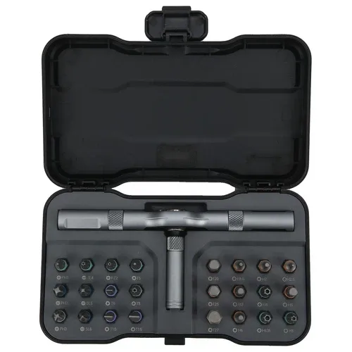 Ratchet Screwdriver Set 24-in-1 Bit Repair Tool Manual Hardware With Handle