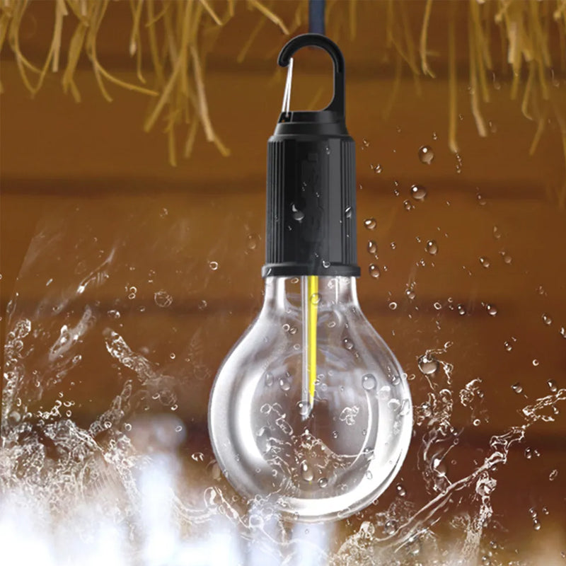 💡 New Outdoor Camping Hanging Type-C Charging Retro Bulb Light